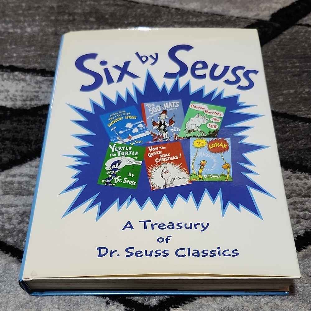 SIX BY SEUSS 1991 A TREASURY OF DR. SEUSS CLASSICS DUST-HARDCOVER BOOK